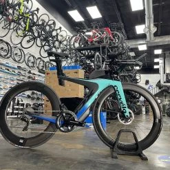 Cervelo PX-Series Shimano Dura-Ace Di2 - Light Teal/Mid Navy 2021 | Triathlon & Time Trial Bikes