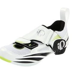 Pearl Izumi Women's Tri Fly IV Cycling Shoe White/ Black/ Green | Triathlon & Time Trial Bike