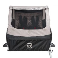 Retrospec Rover Double Passenger Children's Bike Trailer - Slate | Bike Trailers -Hot Sale Playtri -Tyler Store 5Ecxn4OmouVqajWojggXg6GSw