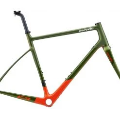 Cervelo C3 Disc Road Frameset - Olive/Orange/Red 2021 | Road Bike Frames