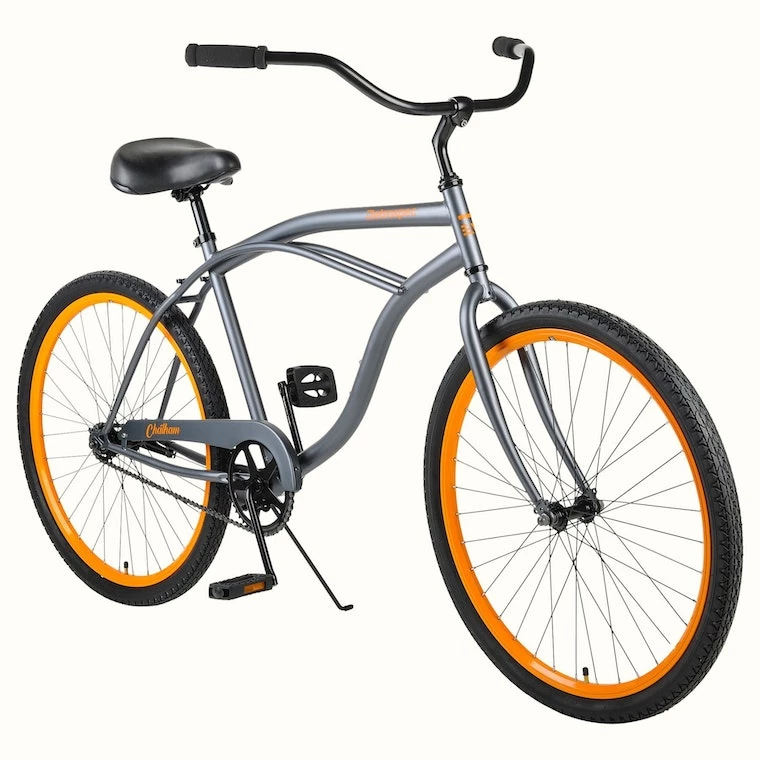 Retrospec Chatham Beach Cruiser 1-Speed 26" - Matte Graphite/Orange 2021 | Cruiser Bikes 2 Retrospec Chatham Beach Cruiser 1-Speed 26" - Matte Graphite/Orange 2021 | Cruiser Bikes - Image 2