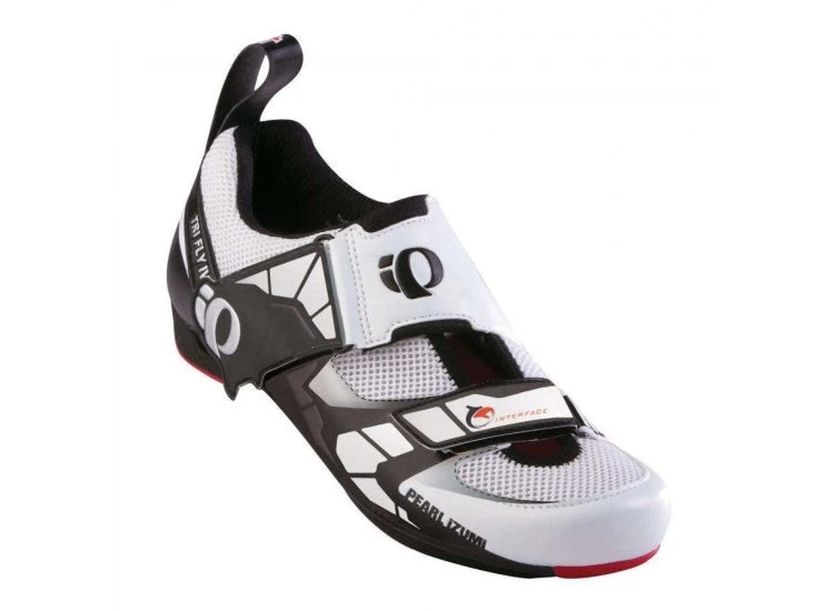 Pearl Izumi Men's Tri Fly IV Triathlon Shoes - White/ Black | Triathlon & Time Trial Bike 1 Pearl Izumi Men's Tri Fly IV Triathlon Shoes - White/ Black | Triathlon & Time Trial Bike