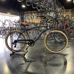 Retrospec Chatham Cruiser Men's 26" 7's Matte Graphite & Beige 2020 | Cruiser Bikes