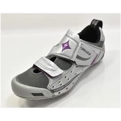 Specialized Women's Trivent Triathlon Shoes Silver/Char/Berry | Triathlon & Time Trial Bike