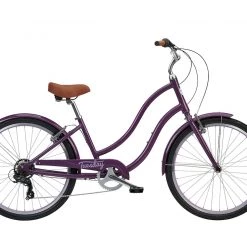 Tuesday Cycles March 7 Low Step 26" - Vintage Eggplant 2021 | Cruiser Bikes
