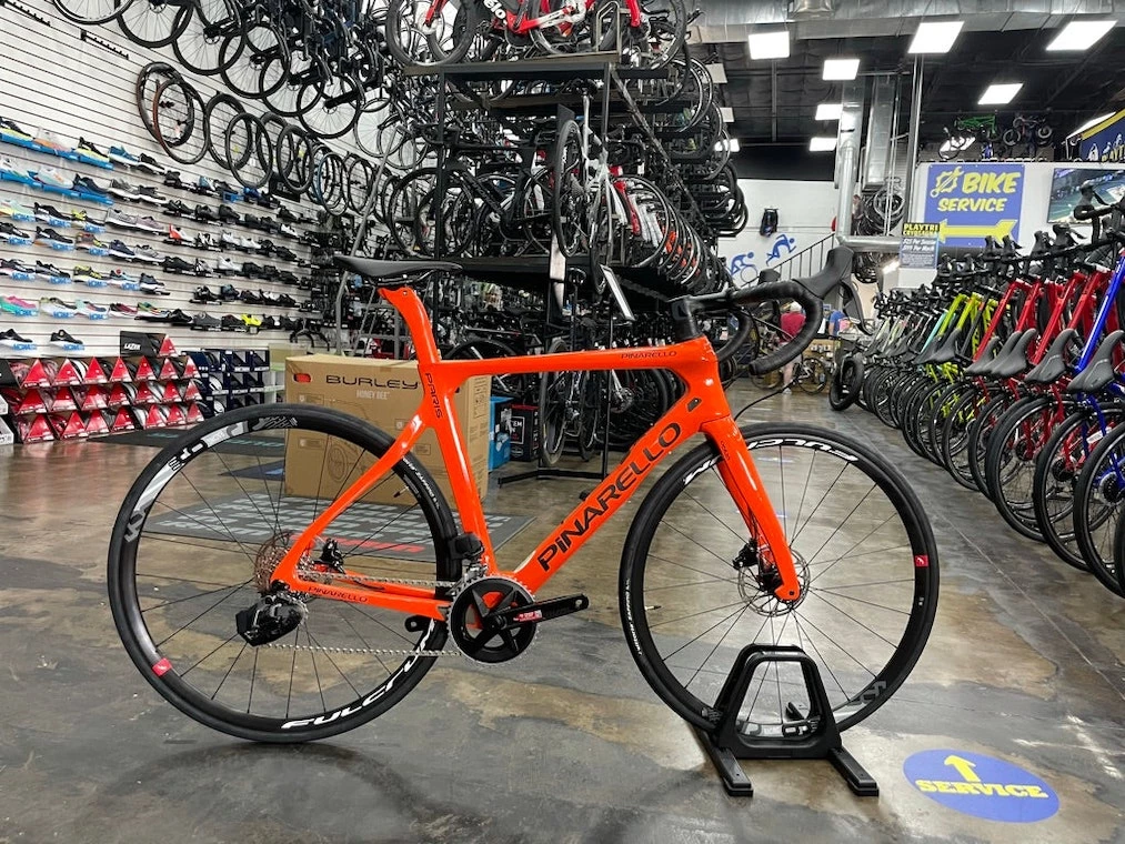 Pinarello Paris Disk SRAM Rival AXS - Orange 2022 | Road Bikes 1 Pinarello Paris Disk SRAM Rival AXS - Orange 2022 | Road Bikes