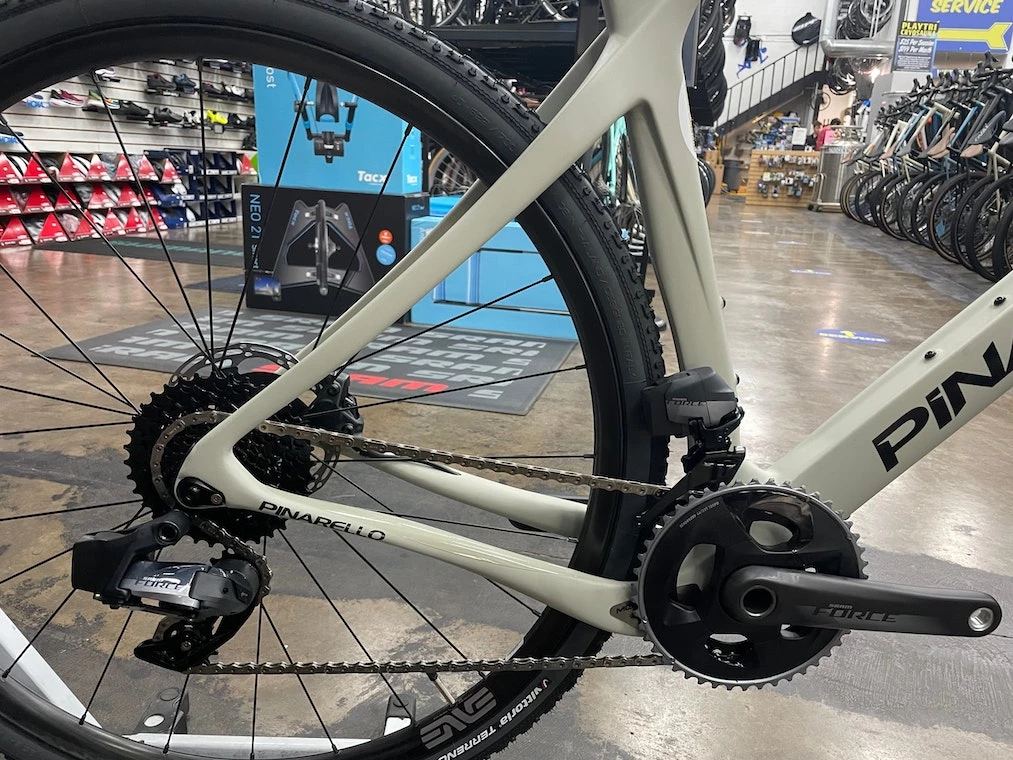 Pinarello Grevil SRAM Force ETap AXS Asteroid White 2022 | Gravel Bikes 2 Pinarello Grevil SRAM Force ETap AXS Asteroid White 2022 | Gravel Bikes - Image 2