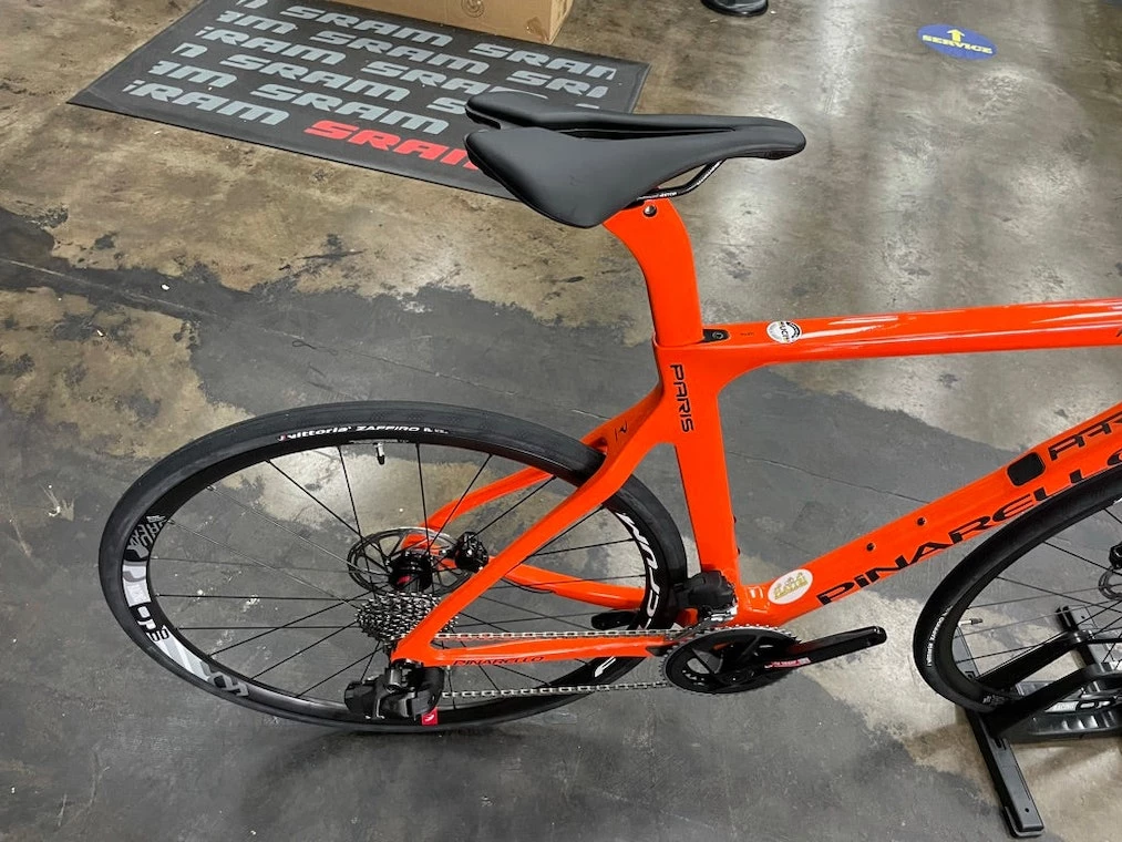Pinarello Paris Disk SRAM Rival AXS - Orange 2022 | Road Bikes 11 Pinarello Paris Disk SRAM Rival AXS - Orange 2022 | Road Bikes - Image 11