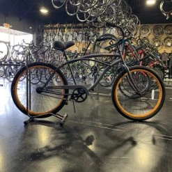 Retrospec Chatham Cruiser Men;s 26" 1's Graphite & Orange 2020 | Cruiser Bikes