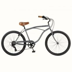 Tuesday Retrospec Chatham Beach Cruiser 7-Speed 26" - Matte Graphite/Beige 2021 | Cruiser Bikes