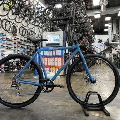 Retrospec Amok V3 8-Speed Urban Gravel Bike - Matte Speed Atlantic Blue 2022 | Gravel Bikes