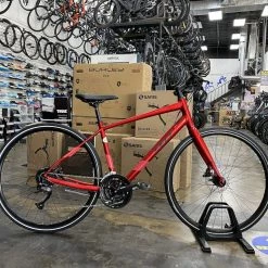 Felt Verza Speed 40 Shimano Altus - Red 2022 | Hybrid Bikes