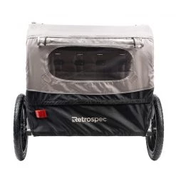 Retrospec Rover Double Passenger Children's Bike Trailer - Slate | Bike Trailers -Hot Sale Playtri -Tyler Store dsOAyW lHugQR5MkH5nTsI2 Y