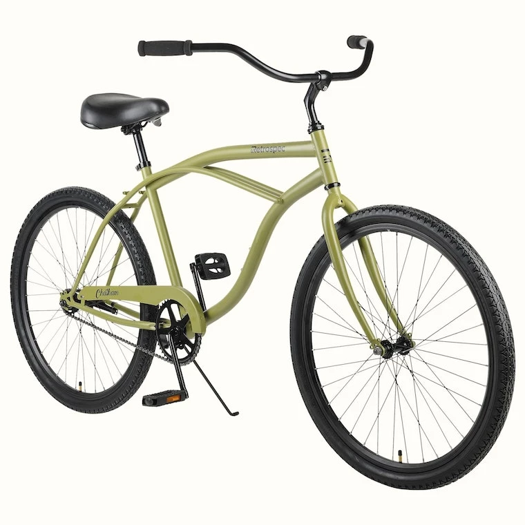 Retrospec Chatham Beach Cruiser 1-Speed 26" - Matte Military Green 2021 | Cruiser Bikes 2 Retrospec Chatham Beach Cruiser 1-Speed 26" - Matte Military Green 2021 | Cruiser Bikes - Image 2