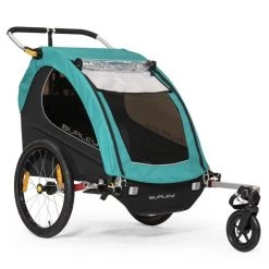 Burley Encore® X Kid Bike Trailer - Turquoise | Bike Trailers