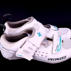 Specialized Trivent Sport Women's White/Turquoise Triathlon Shoes | Triathlon & Time Trial Bike