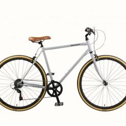 Retrospec Kinney City Bike 7-Speed - Matte Gunmetal 2021 | Flat Bar Road Bikes