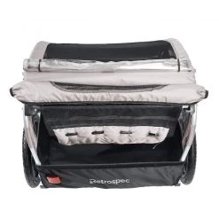 Retrospec Rover Double Passenger Children's Bike Trailer - Slate | Bike Trailers -Hot Sale Playtri -Tyler Store tm1lkso3YpKc27EEPks0ZE26s