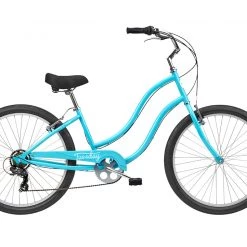 Tuesday Cycles June 7 Low Step 7-Speed - Surf Blue 2021 | Cruiser Bikes